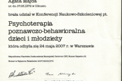 Certyfikat uczestnictwa - 2